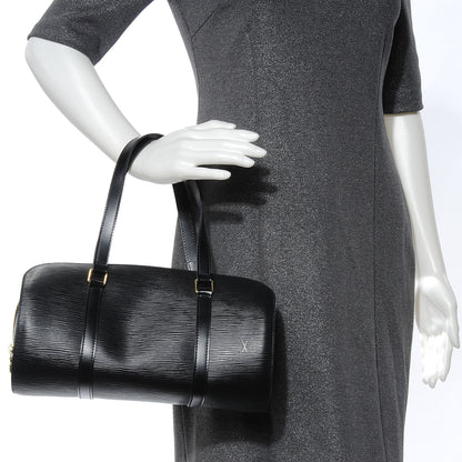 Louis Vuitton Epi Soufflot Black 2 of 9