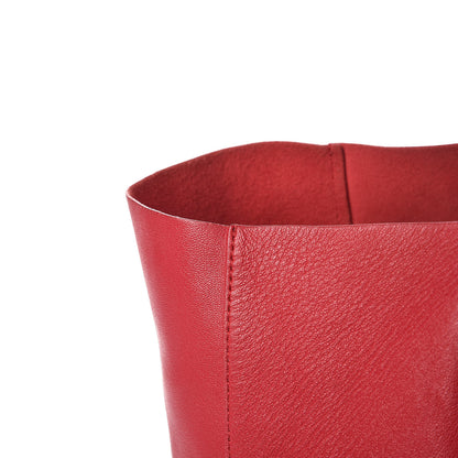 Celine Lambskin Horizontal Cabas Red 21 of 23