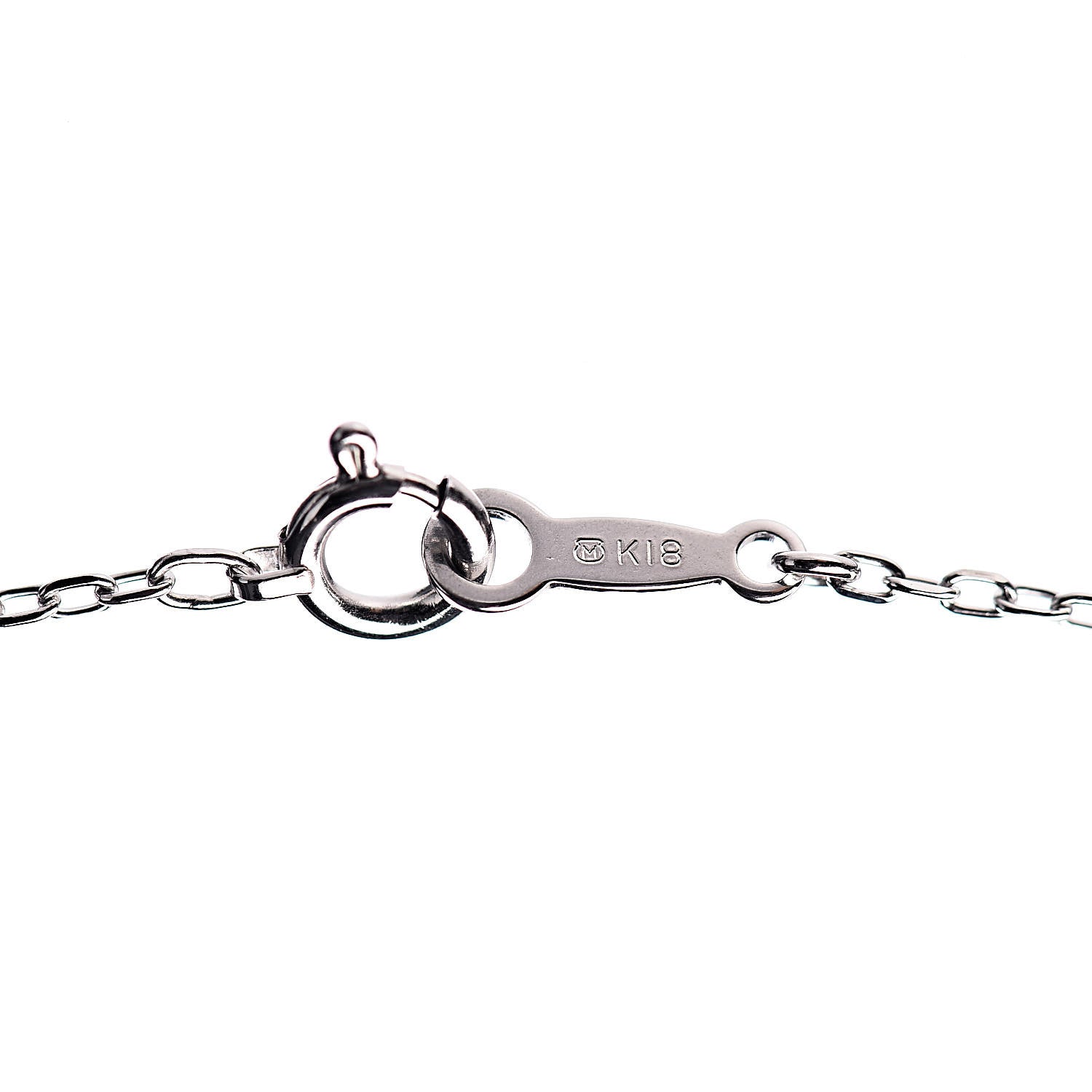 Mikimoto 18K White Gold Diamond Akoya Pearl 8mm Pendant Necklace 5 of 5