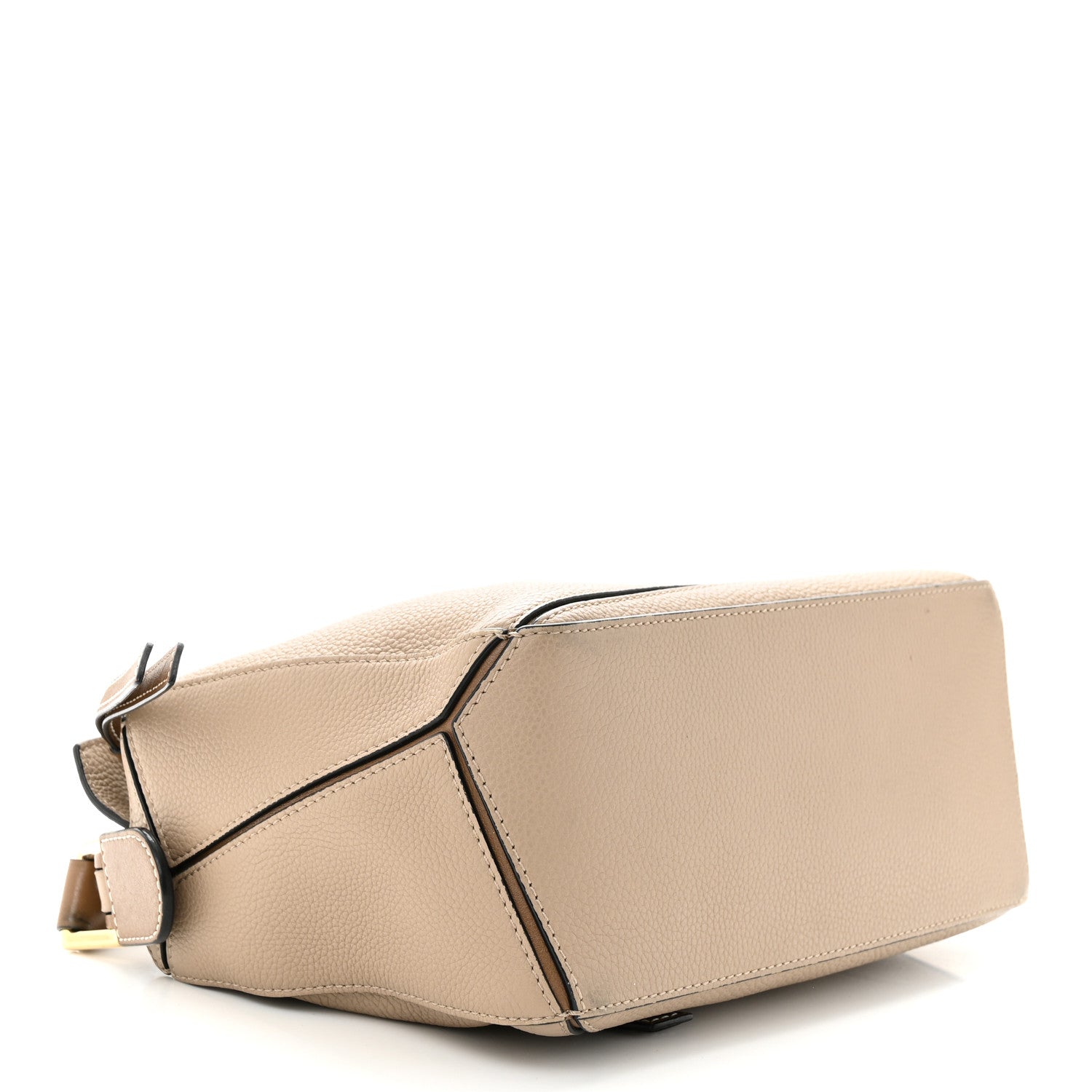 Loewe Grained Calfskin Small Puzzle Bag Sand Mink 4 of 12