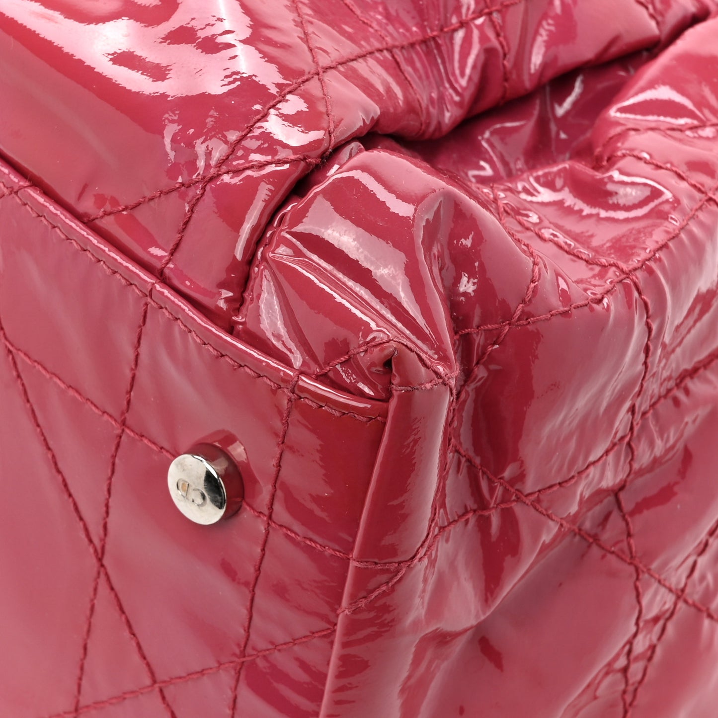 Patent Cannage Medium Le Trente Tote Pink