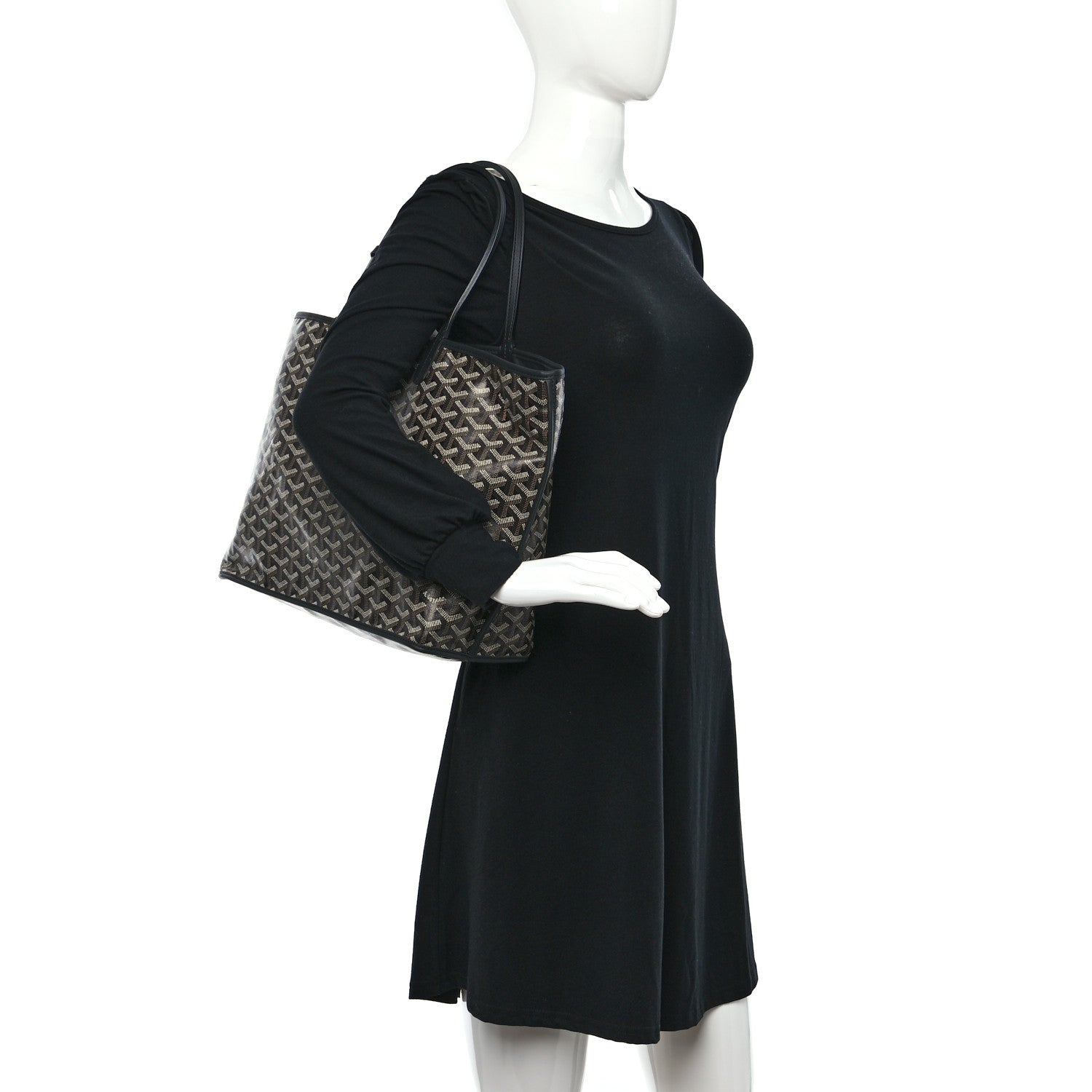 Goyard Goyardine Reversible Anjou PM Black 2 of 16