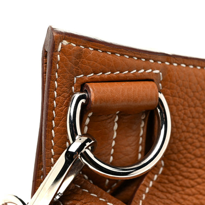 Hermes Taurillon Clemence Jypsiere 34 Gold 20 of 21