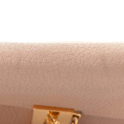 Chloe Grained Lambskin Mini Drew Shoulder Bag Cement Pink 12 of 12