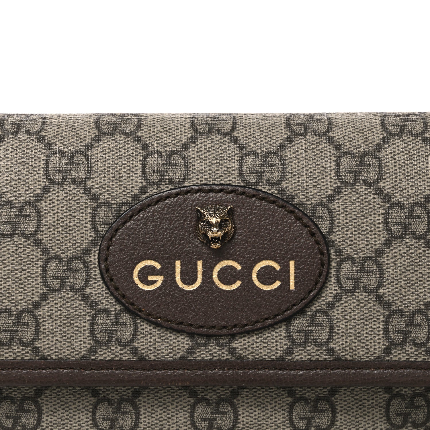 Gucci GG Supreme Monogram Neo Vintage Web Belt Bag Brown 8 of 11