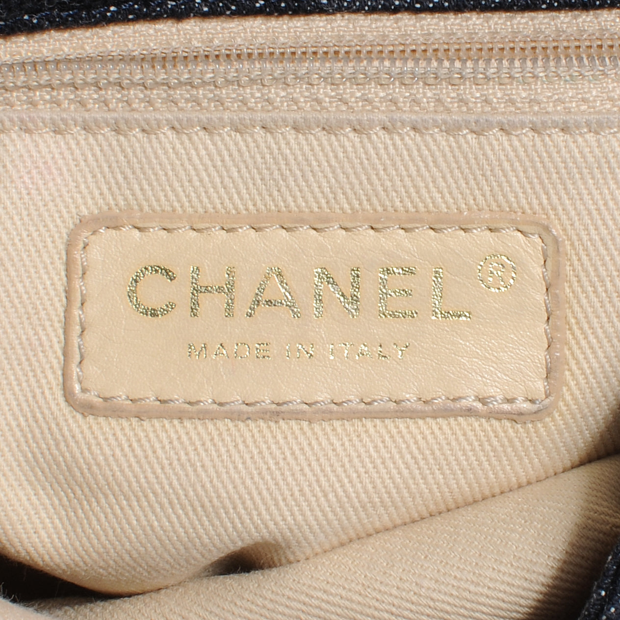 Denim Embroidered Night Flight Reissue Flap Blue