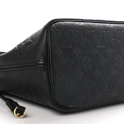 Louis Vuitton Empreinte Monogram Giant Neverfull MM Black 9 of 10