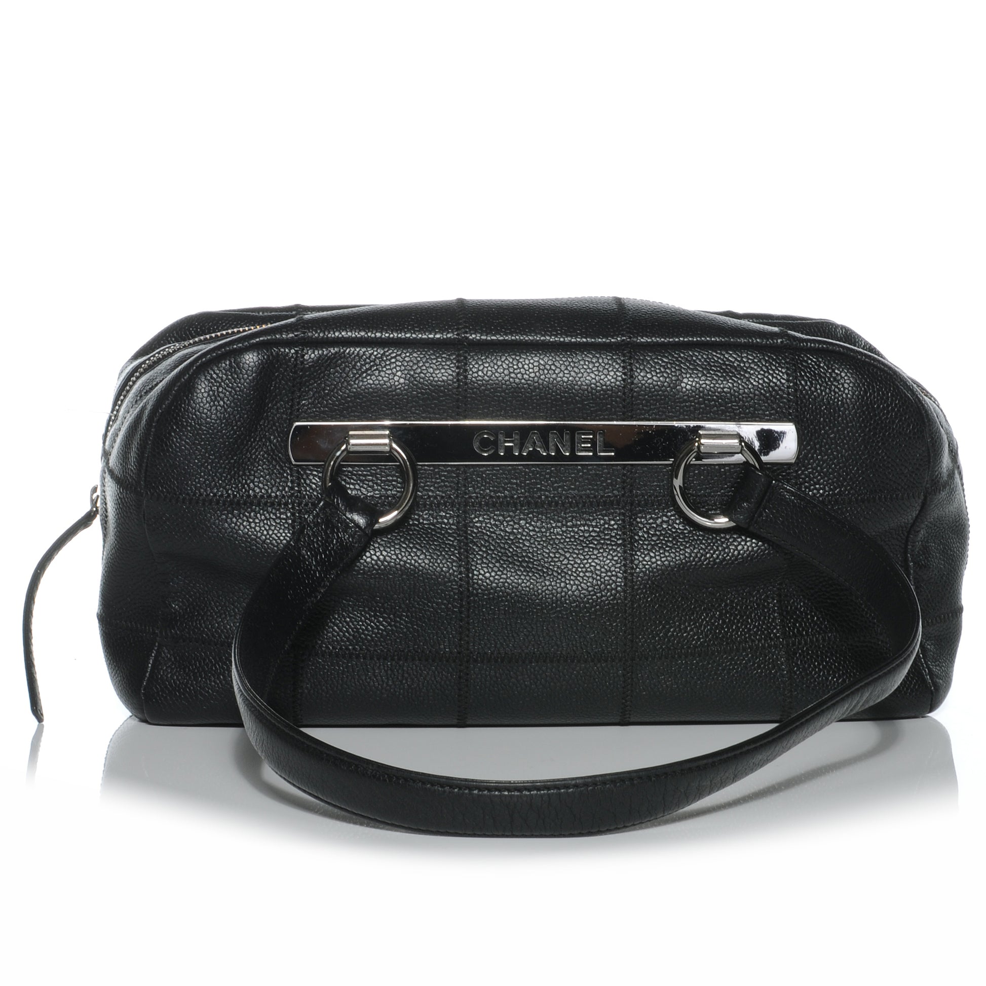 Chanel Caviar Square Stitched Tote Black 1 of 7