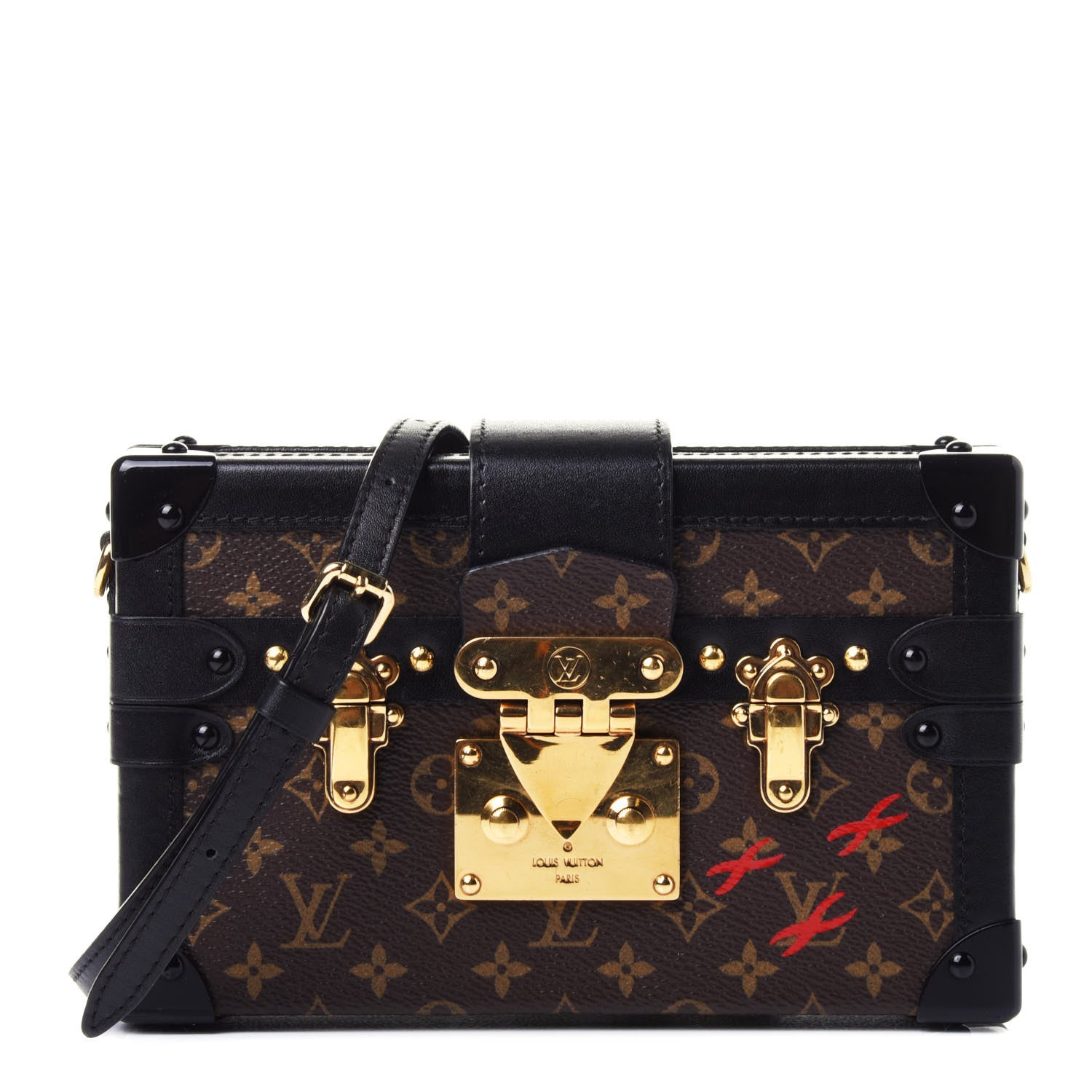 Louis Vuitton Monogram Petite Malle Black 1 of 4