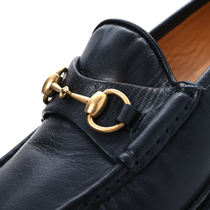 Gucci Mandala Goatskin Mens Horsebit Loafers 9 Black 11 of 11