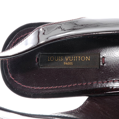 Louis Vuitton Patent Leather Heels 39 Amarante 7 of 7