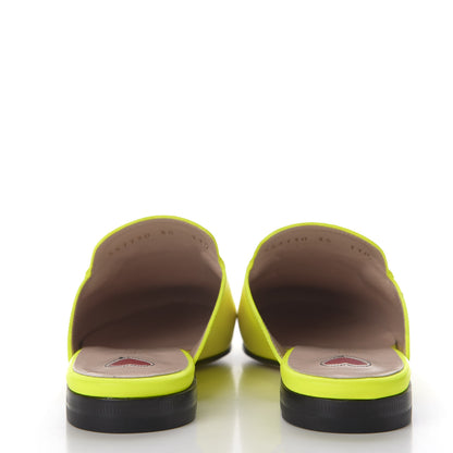 Gucci Calfskin Womens Princetown Slippers 35 Yellow Fluo 7 of 11