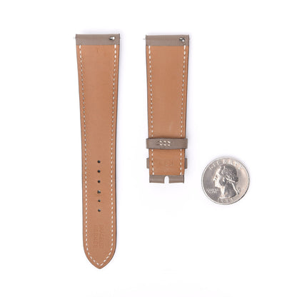Hermes Swift 33mm Cape Cod Watch Strap Etoupe 2 of 4