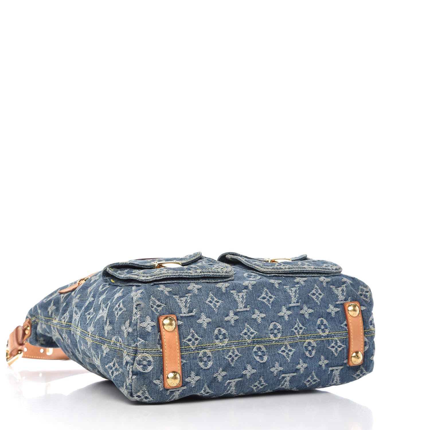 Louis Vuitton Denim Baggy GM Blue 4 of 10
