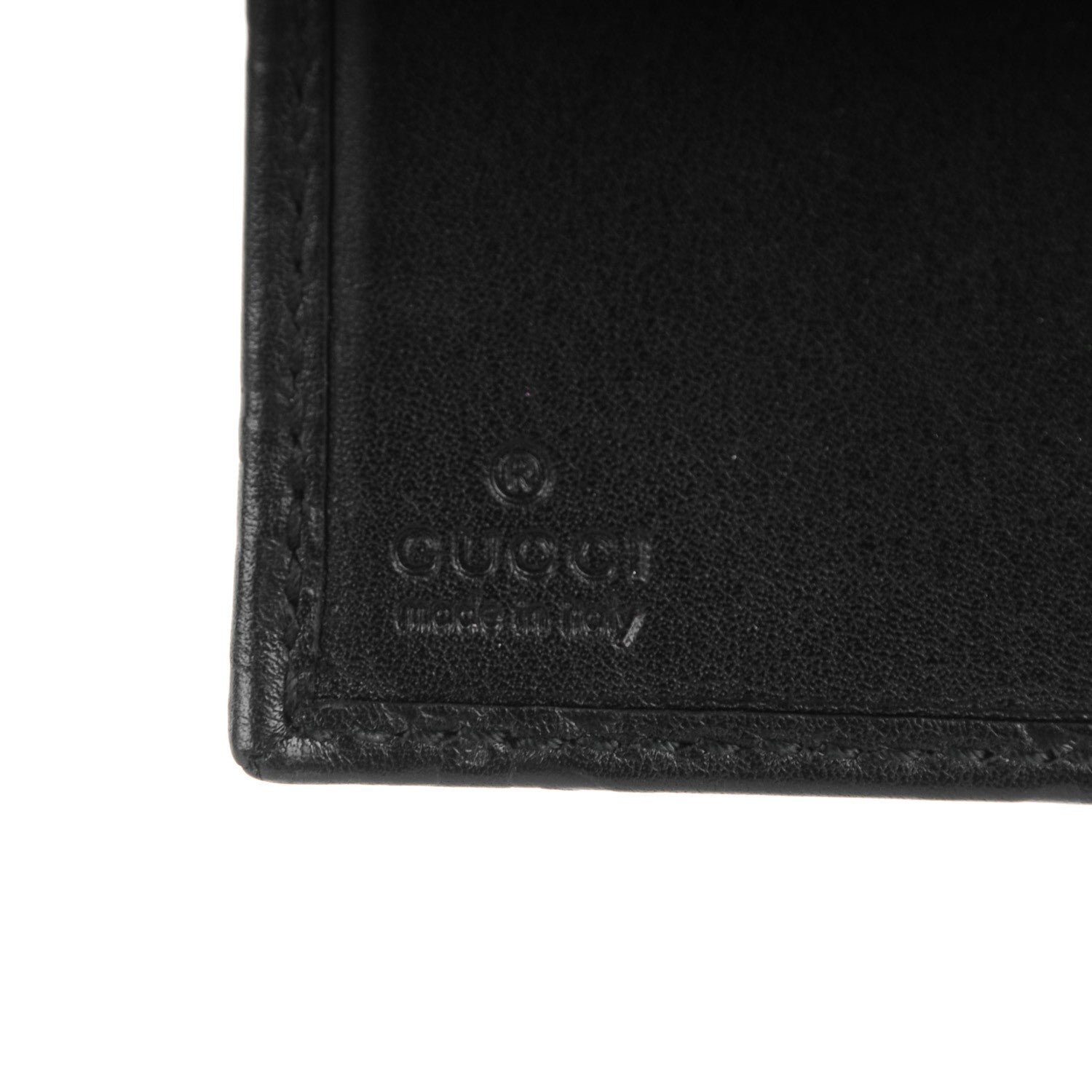 Gucci Guccisima Heart French Flap Wallet Black 5 of 7