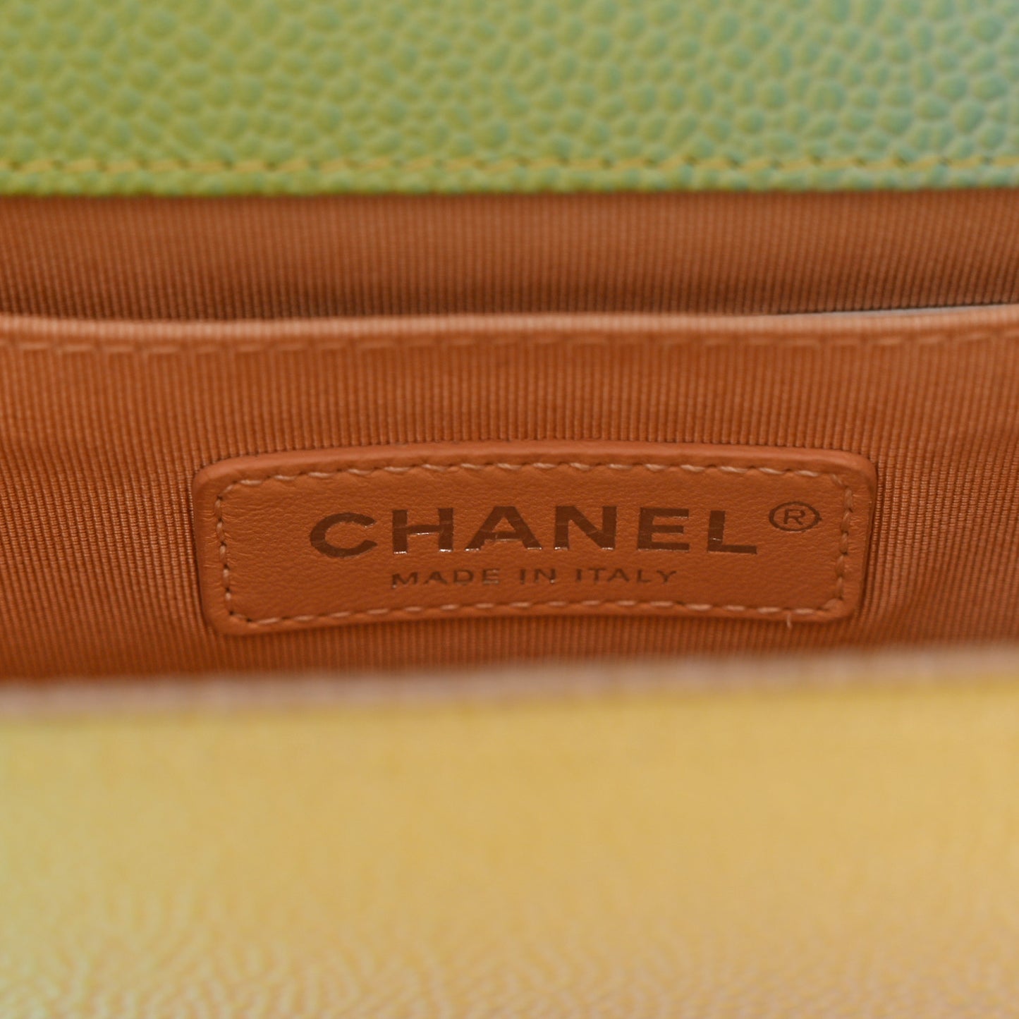 Caviar Quilted Small Cuba Rainbow Boy Flap Multicolor