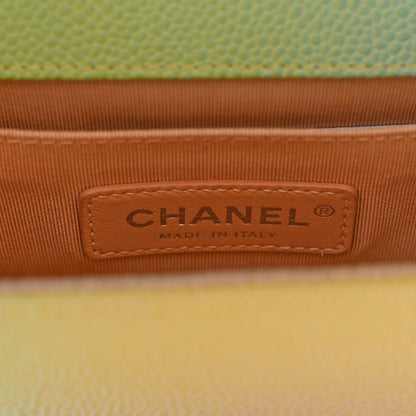 Chanel Caviar Quilted Small Cuba Rainbow Boy Flap Multicolor 6 of 12