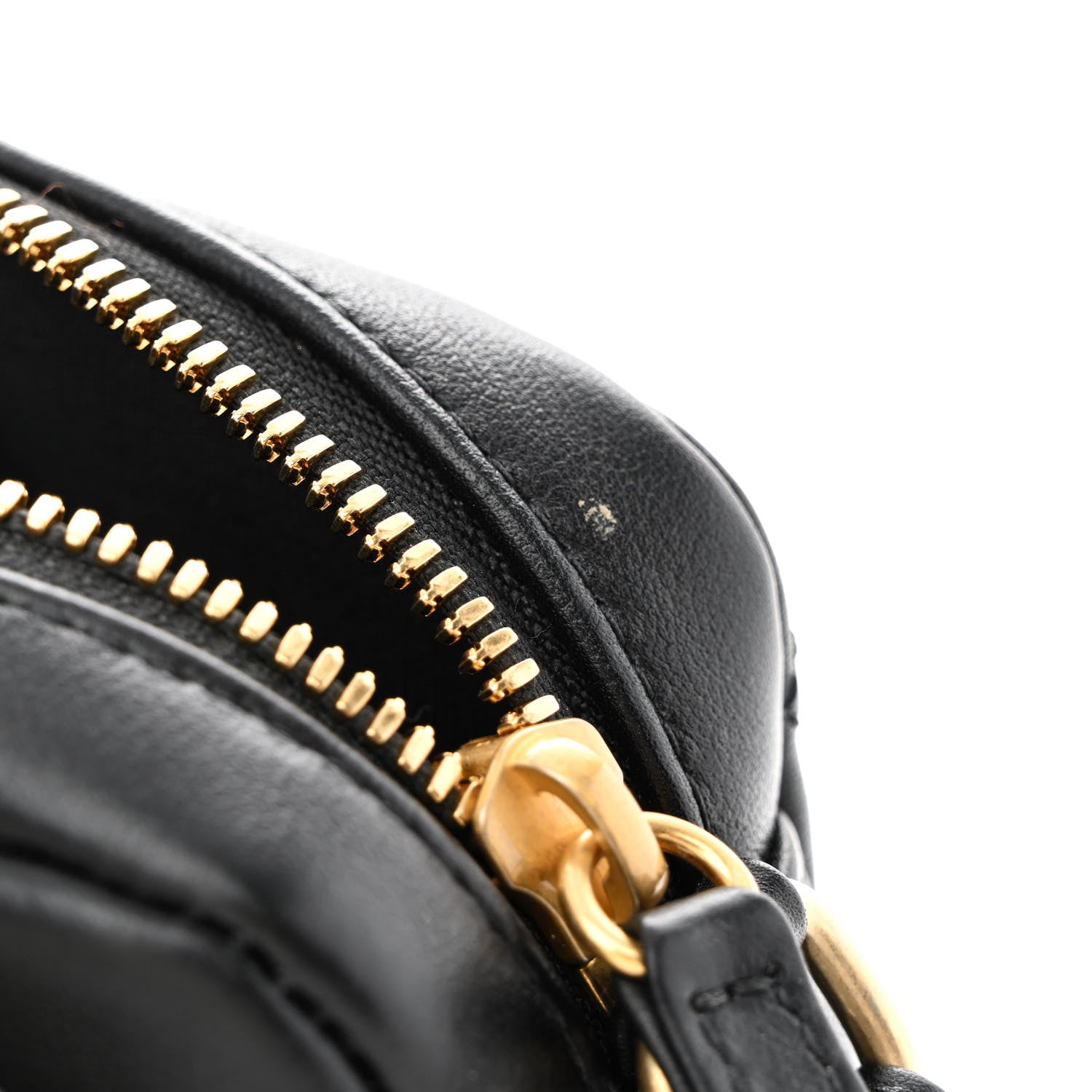 Chanel Calfskin Quilted Small Camera Case Black 12 of 14