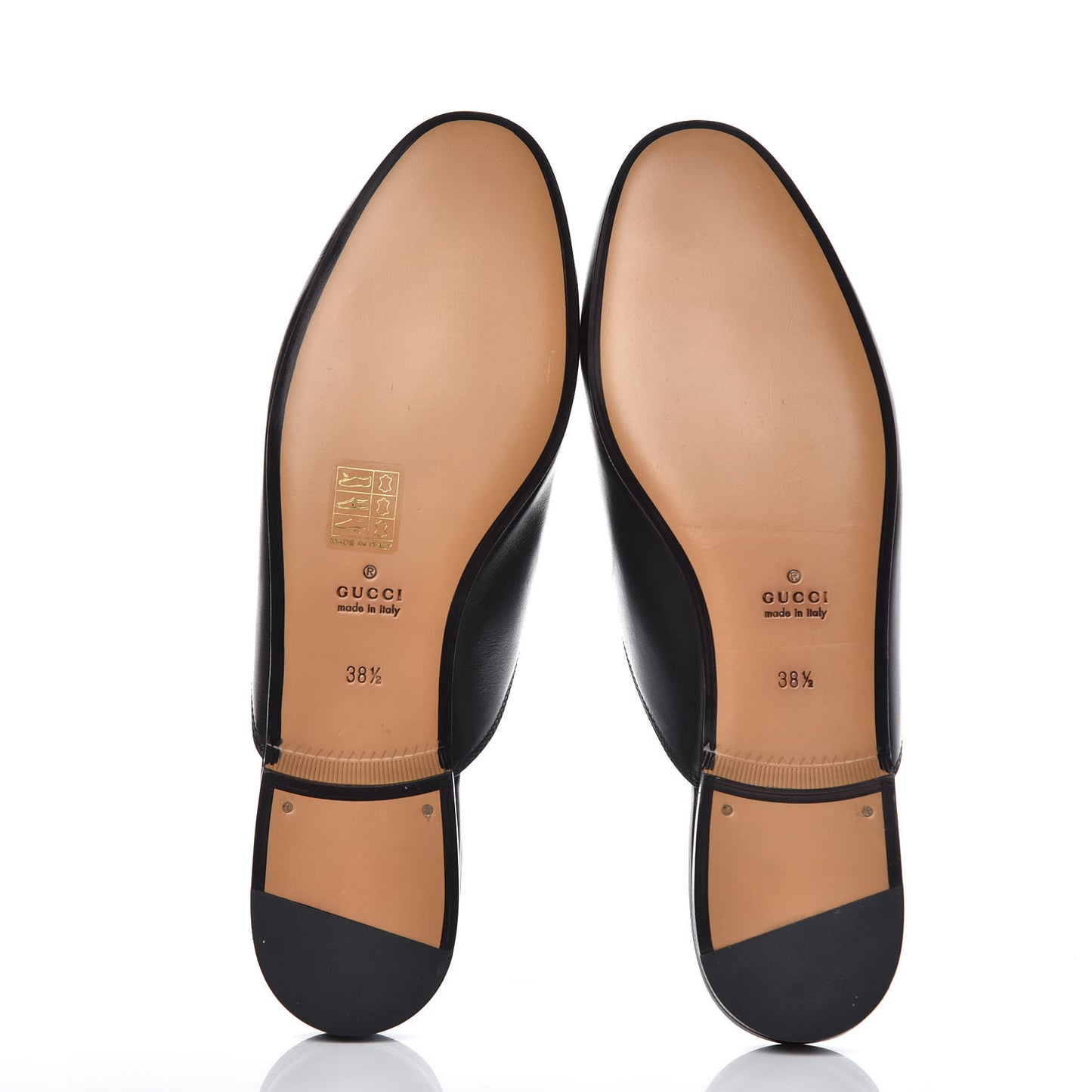 Calfskin Womens Princetown Slippers 38.5 Black