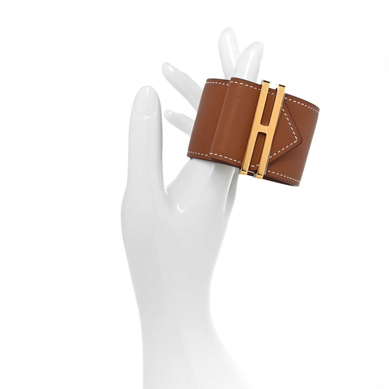 Hermes Swift Elan Bracelet T2 Gold 2 of 7