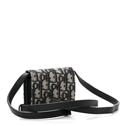 Christian Dior Oblique Nano Strap Pouch Blue 2 of 11