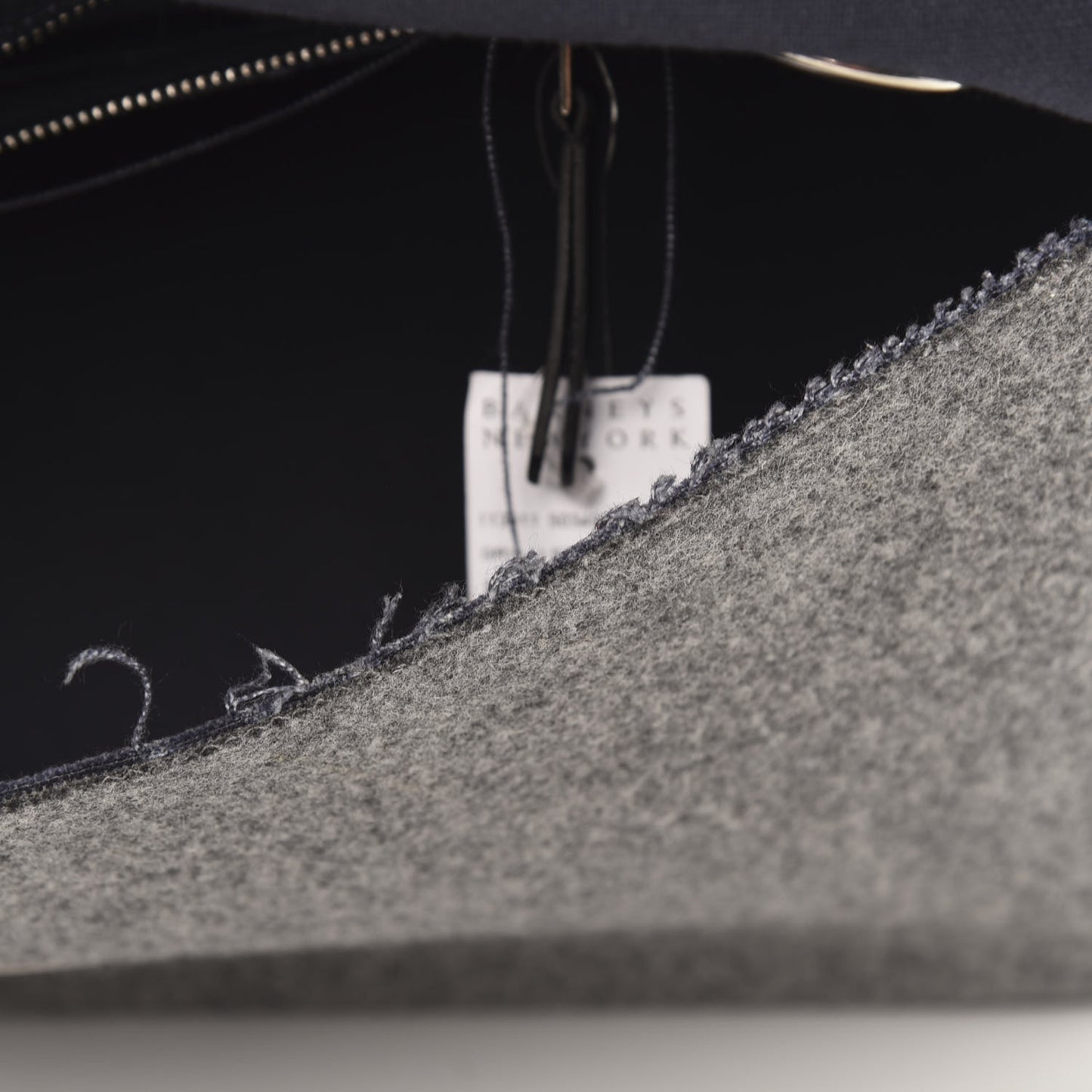 Wool Felt Flap Bag Grey