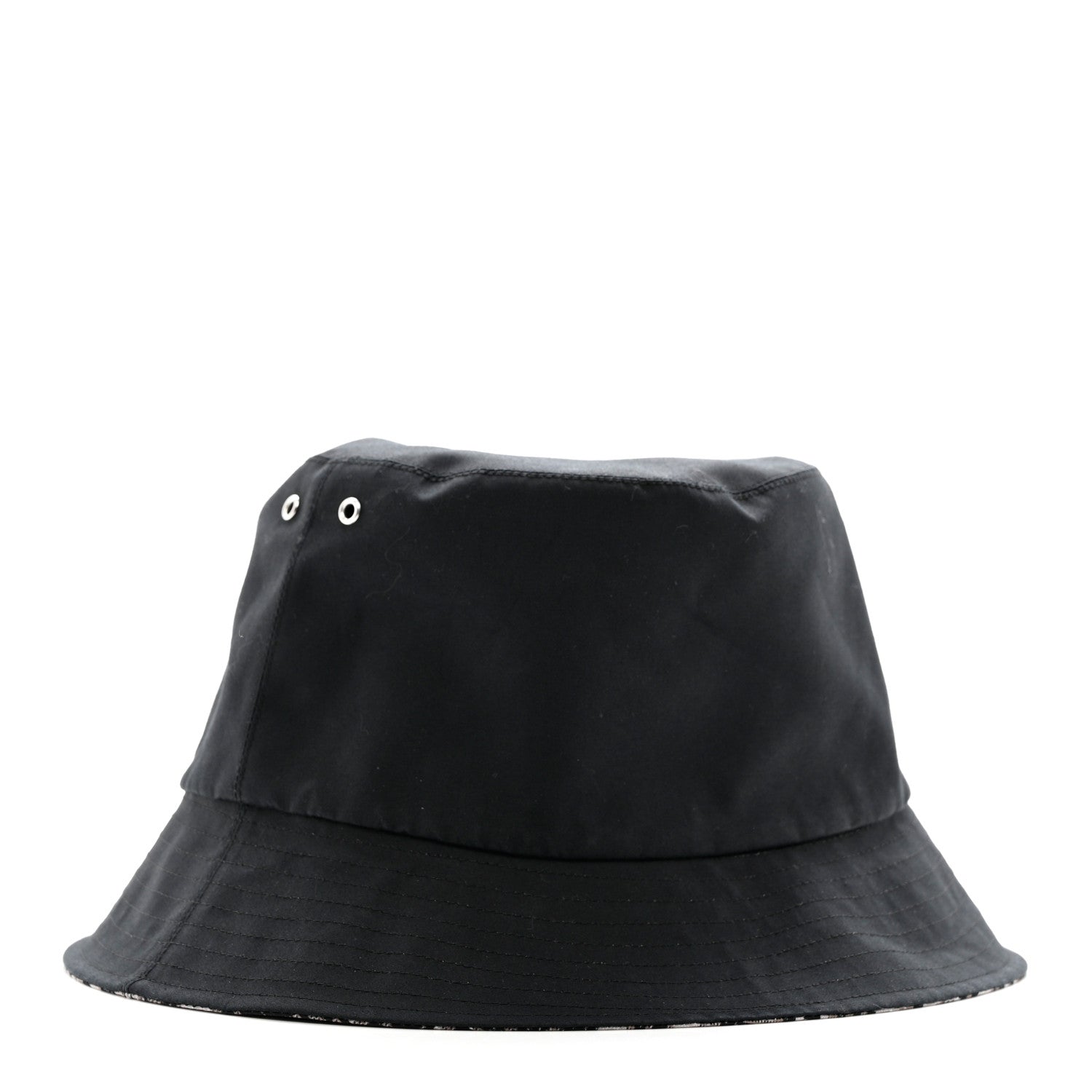 Christian Dior Oblique Reversible Teddy-D Brim Bucket Hat 58 Black 2 of 16