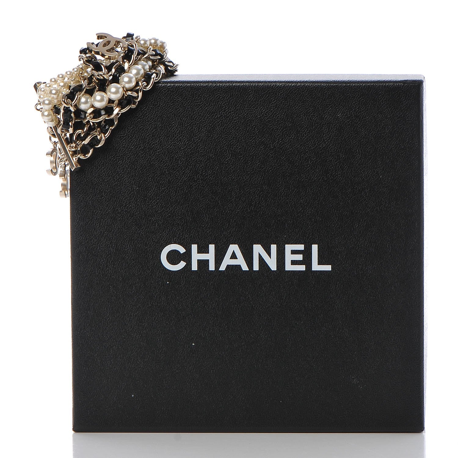 Chanel Pearl CC Multistrand Bracelet Light Gold 5 of 5