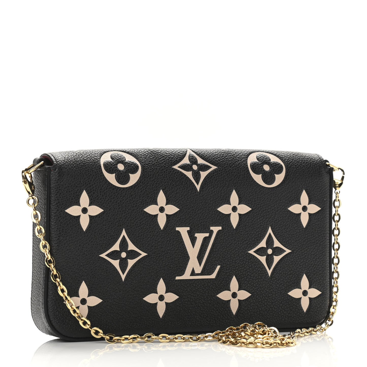 Empreinte Monogram Giant Felicie Pochette Black Beige