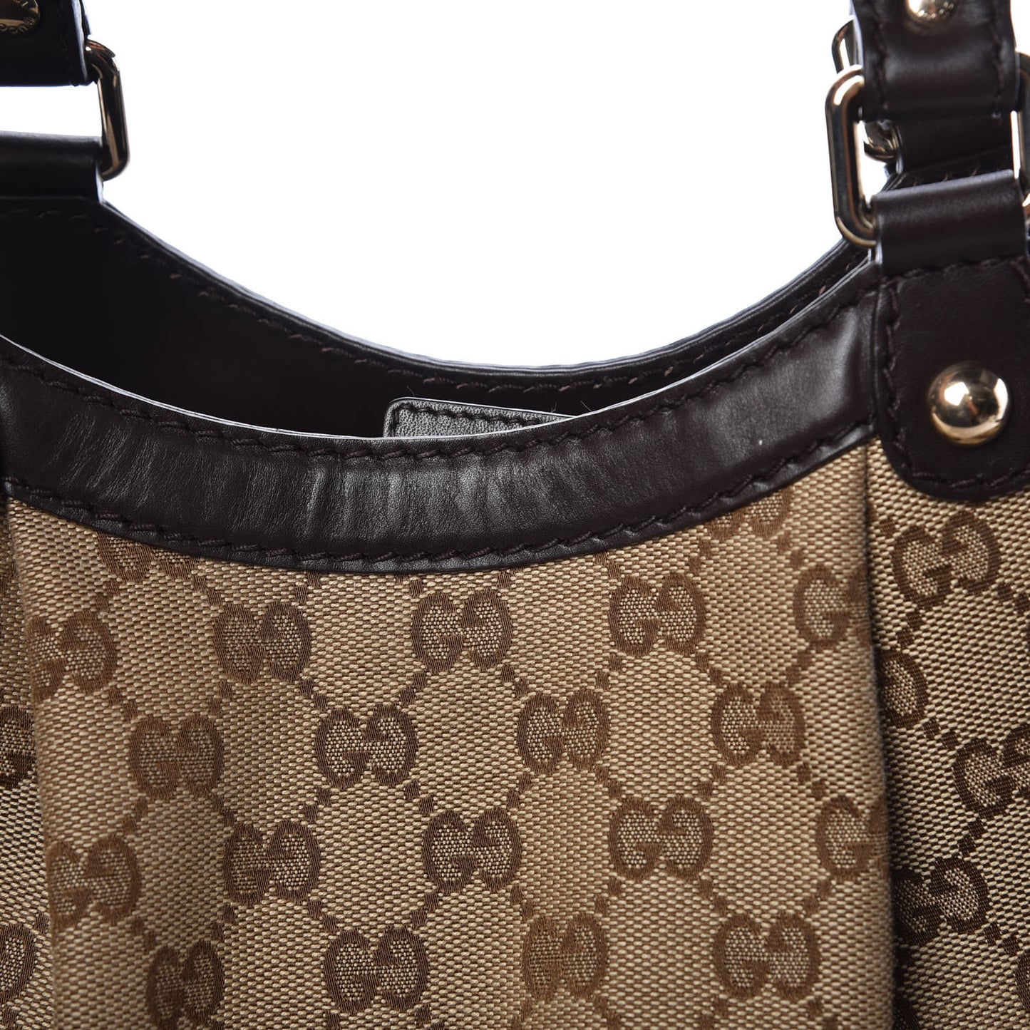 Monogram Medium Sukey Tote Dark Brown