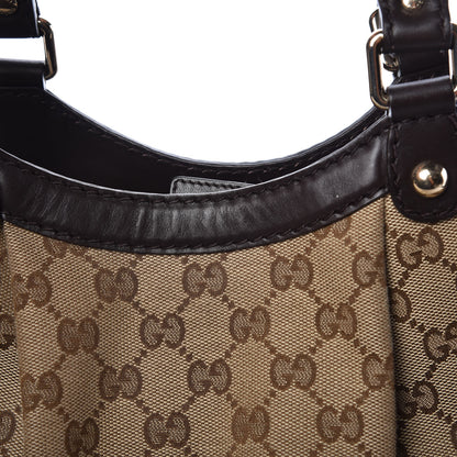 Gucci Monogram Medium Sukey Tote Dark Brown 17 of 17