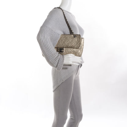 Chanel Distressed Lambskin Le Marais Ligne Flap Gold 3 of 10
