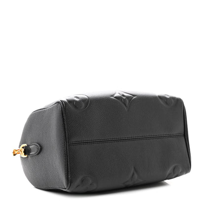 Louis Vuitton Empreinte Monogram Giant Speedy Bandouliere 25 Black 4 of 10