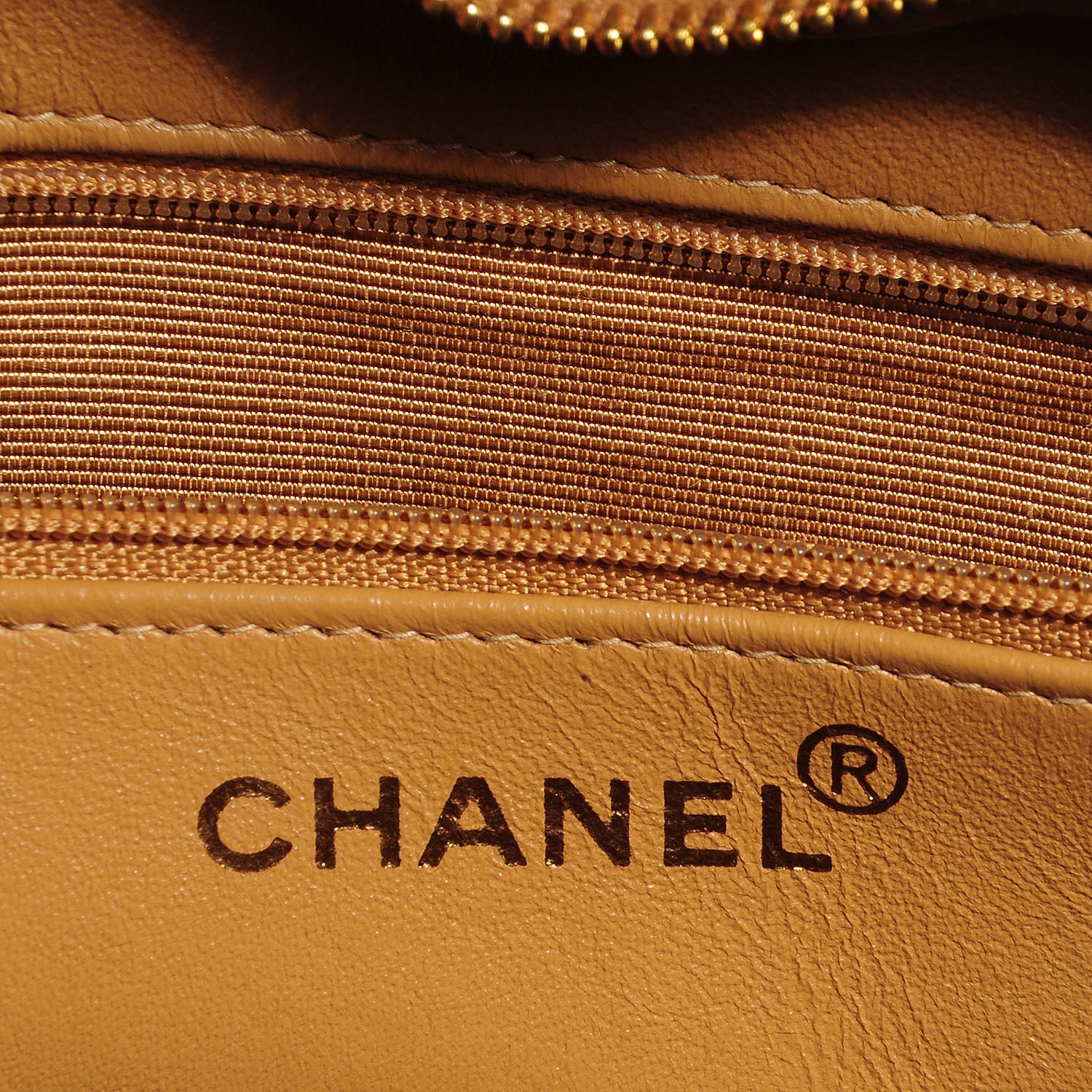 Chanel Calfskin Frame Handbag Beige 6 of 9