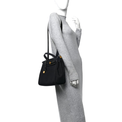 Hermes Toile Militaire Vache Hunter Herbag Zip Retourne 31 PM Black 2 of 11