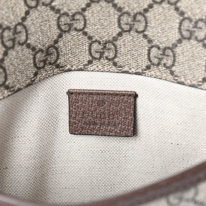 Gucci GG Supreme Monogram Neo Vintage Web Belt Bag Brown 6 of 9