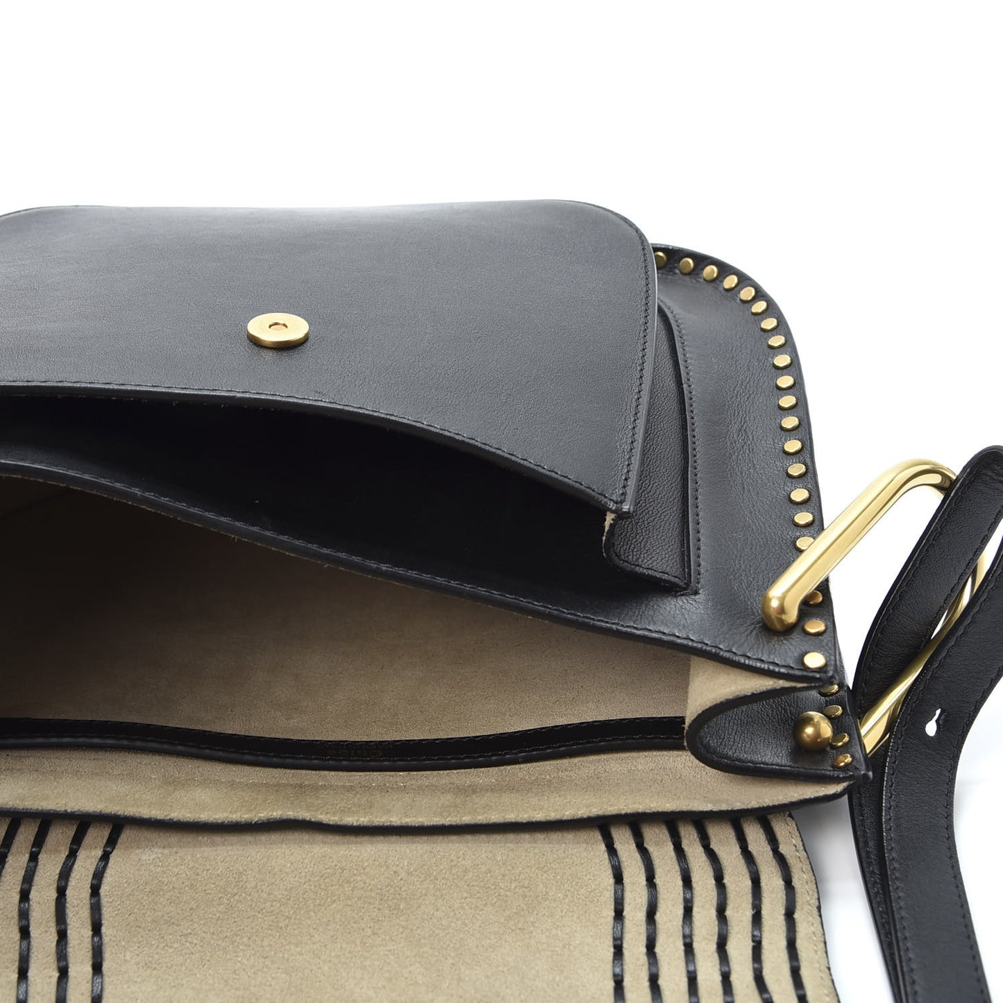 Calfskin Braided Medium Hudson Shoulder Bag Black