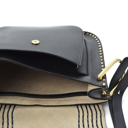 Chloe Calfskin Braided Medium Hudson Shoulder Bag Black 4 of 11