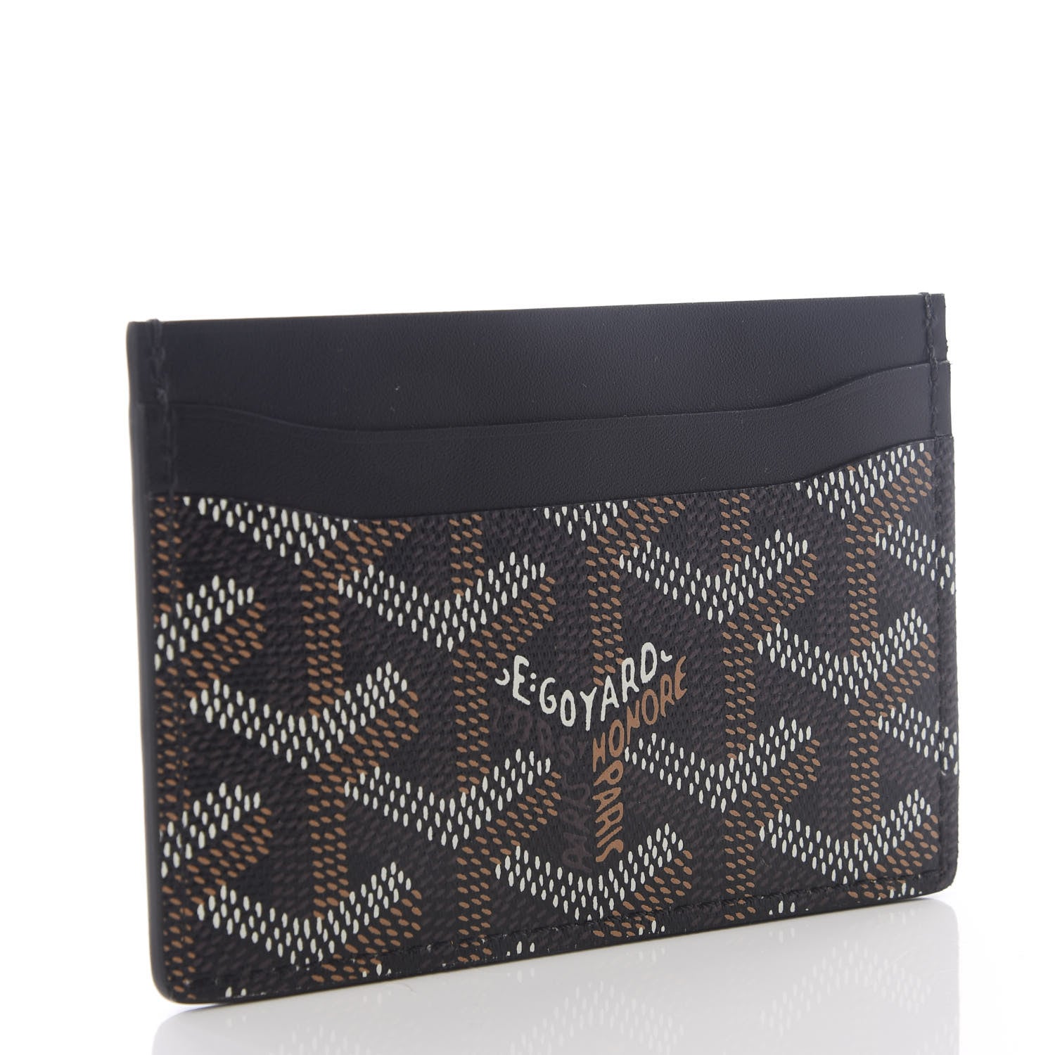 Goyard Goyardine Saint Sulpice Card Holder Black 2 of 7