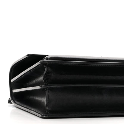 Saint Laurent Calfskin Medium Monogram Monochrome Sunset Black 8 of 9