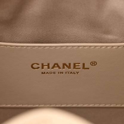 Chanel Caviar Quilted Small Chanel 25 Handbag Beige 6 of 9