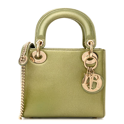 Christian Dior Metallic Lizard Mini Lady Dior Green 1 of 11