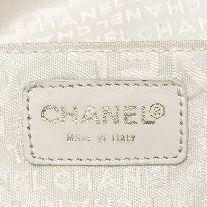 Chanel Canvas Coco Window Tote Black White 6 of 11