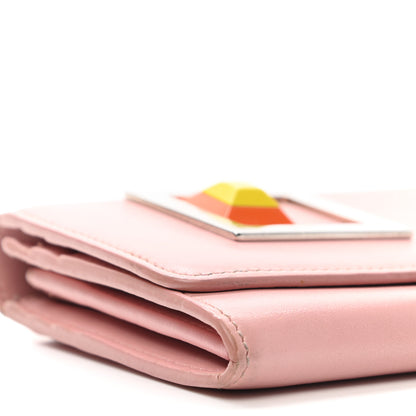 Fendi Vitello Century Hypnoteyes Continental Wallet Bubblegum 5 of 14