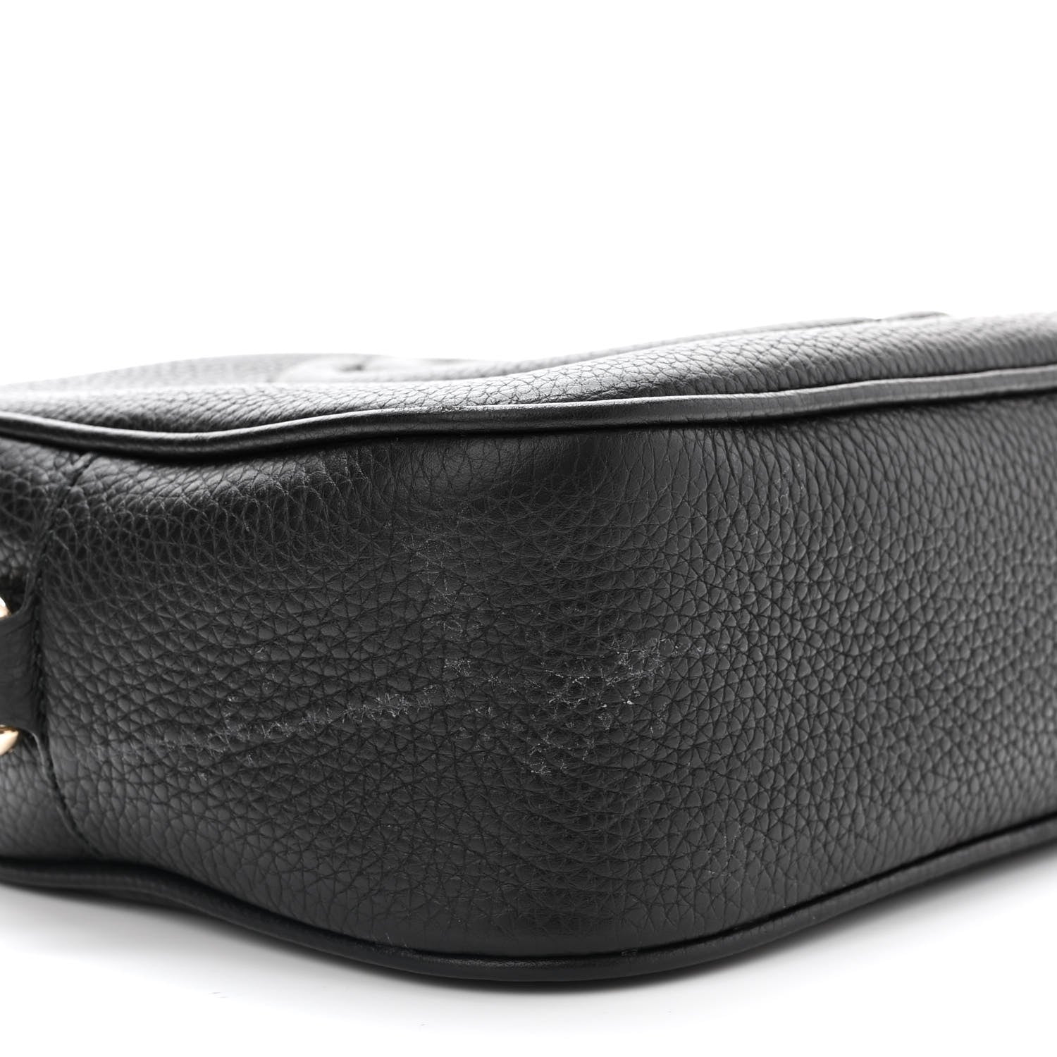 Gucci Pebbled Calfskin Small Soho Disco Bag Black 9 of 13