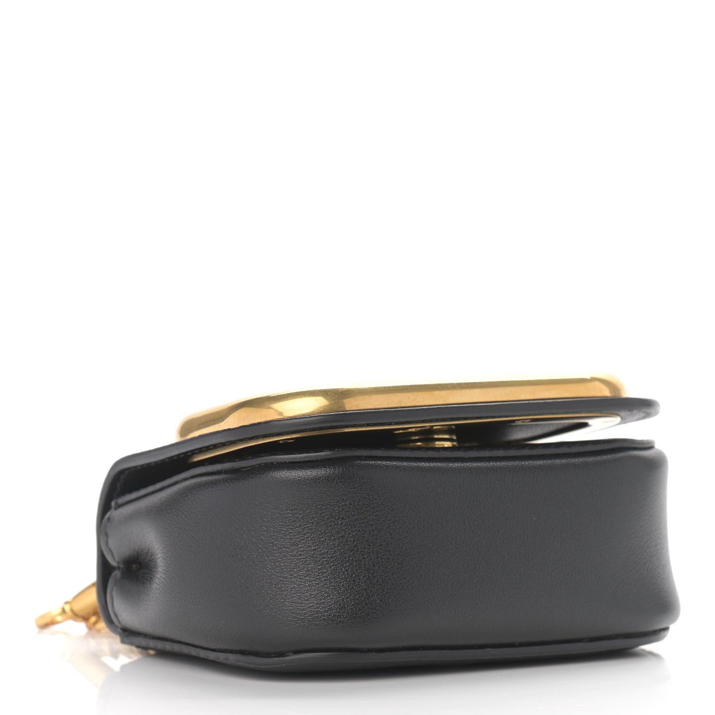 Calfskin Mini Supervee Crossbody Bag Black
