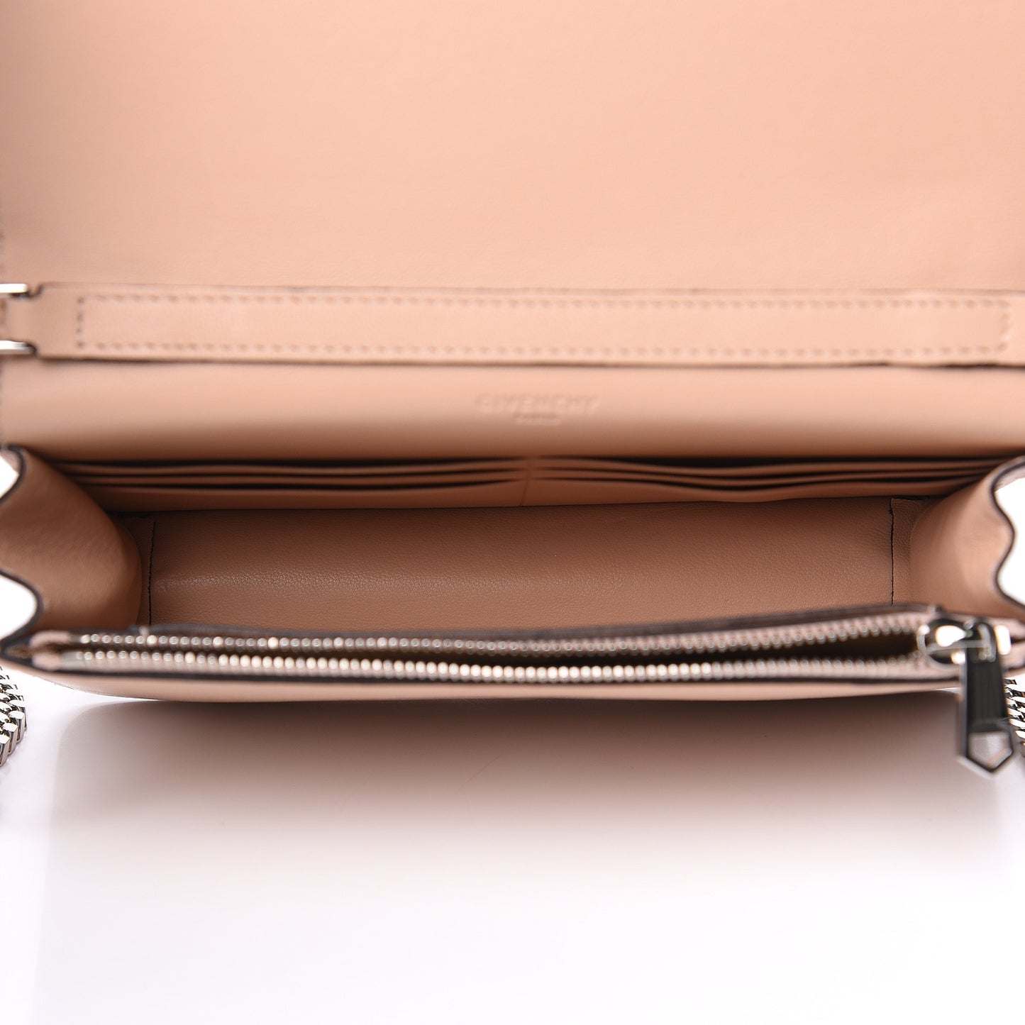Sugar Goatskin Pandora Chain Wallet Powder