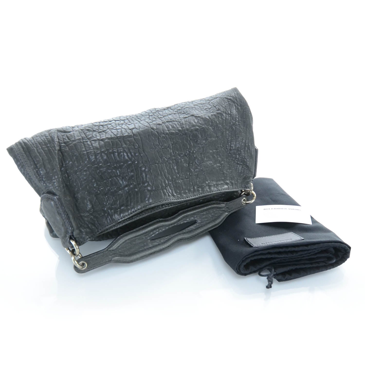 Alexander Wang Leather Darcy Hobo Smoke Gray 3 of 7