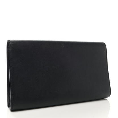 Saint Laurent Calfskin Monogram Large Belle De Jour Clutch Black 2 of 7
