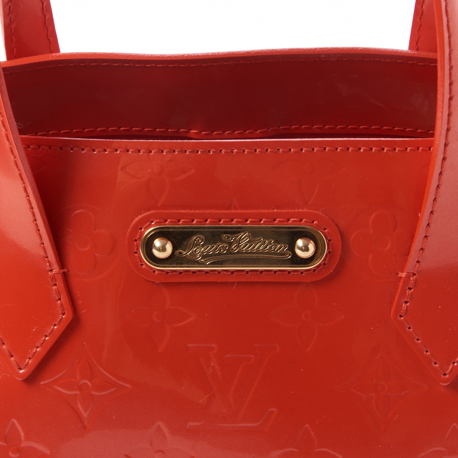 Louis Vuitton Vernis Wilshire PM Orange Sunset 6 of 8